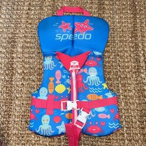 Speedo infant life jacket vest NWOT
